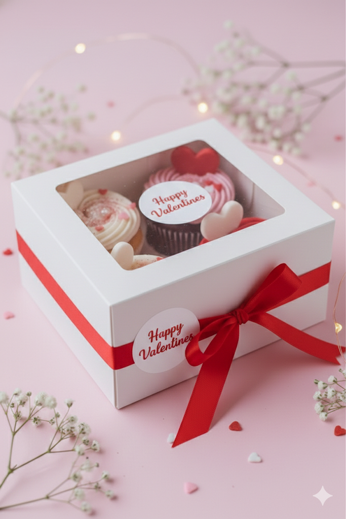 Valentines 4 Box Cucpakes❤️