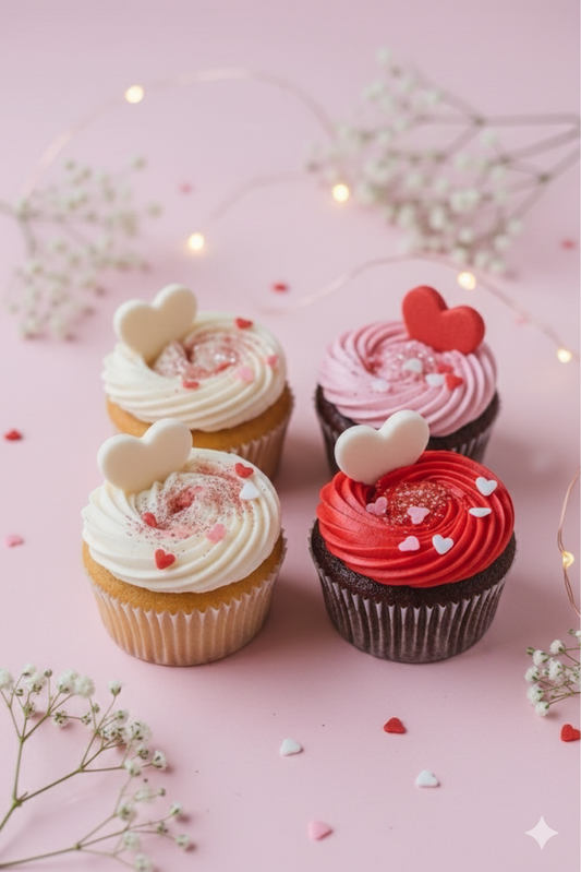 Valentines 4 Box Cucpakes❤️
